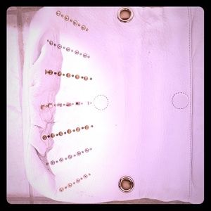 Ann Taylor LOFT white clutch.